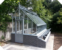 Steel Greenhouse on Timber Base
